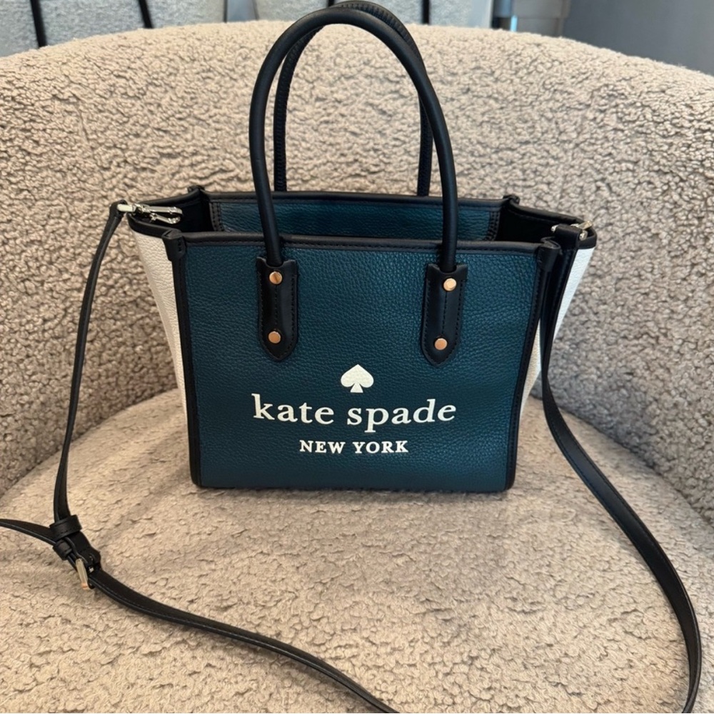 Kate Spade Crossbody Bag in Blue and Black with Elegant Design